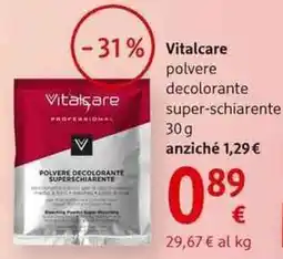 dm drogerie markt Vitalcare polvere decolorante super-schiarente offerta