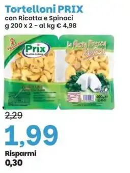 Prix Quality Tortelloni PRIX offerta