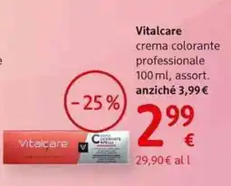 dm drogerie markt Vitalcare crema colorante professionale offerta