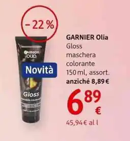 dm drogerie markt GARNIER Olia Gloss maschera offerta