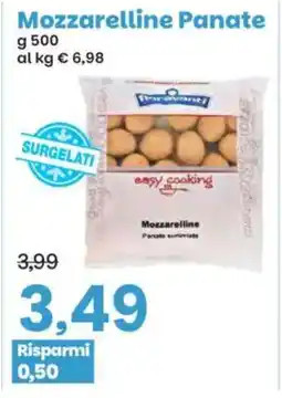 Prix Quality Mozzarelline Panate offerta