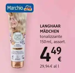 dm drogerie markt LANGHAAR MÄDCHEN tonalizzante offerta