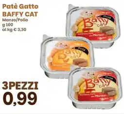 Prix Quality Patè Gatto BAFFY CAT Manzo/Pollo offerta