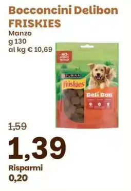 Prix Quality Bocconcini Delibon FRISKIES offerta