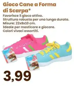 Prix Quality Gioco Cane a Forma di Scarpa offerta