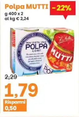 Prix Quality Polpa MUTTI offerta