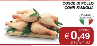 Coop Cosce di pollo offerta