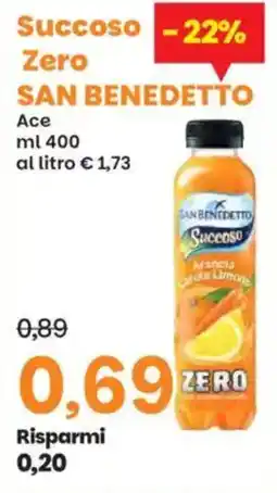 Prix Quality Succoso Zero SAN BENEDETTO offerta