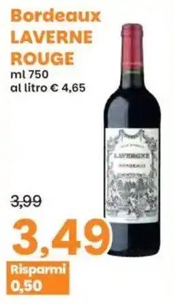 Prix Quality Bordeaux LAVERNE ROUGE offerta