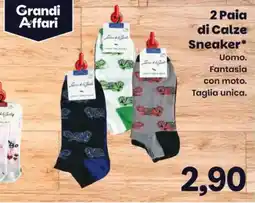 Prix Quality 2 Paia di Calze Sneaker* offerta