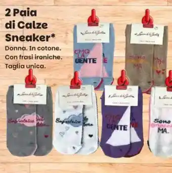 2 Paia di Calze di Calze Sneaker