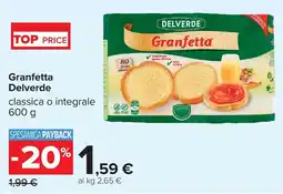 Carrefour Granfetta Delverde offerta