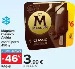Carrefour Magnum Classico Algida offerta