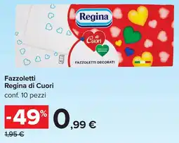 Carrefour Fazzoletti Regina di Cuori offerta