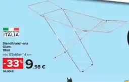 Carrefour Stendibiancheria Glam 18mt offerta