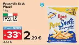 Carrefour Patasnella Stick Pizzoli offerta