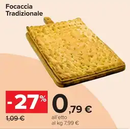 Carrefour Focaccia Tradizionale offerta