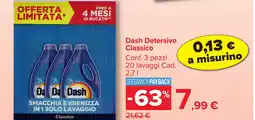 Carrefour Market Dash Detersivo Classico offerta