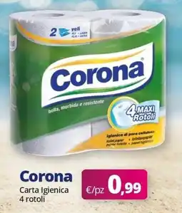 Acqua & Sapone Corona Carta Igienica 4 rotoli offerta