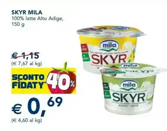 Esselunga Skyr lampone 150 g(ml) offerta