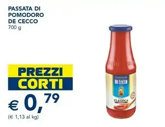Esselunga Passata di pomodoro 700 g(ml) offerta