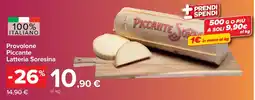 Carrefour Provolone Piccante Latteria Soresina offerta