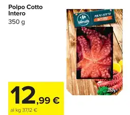 Carrefour Polpo Cotto Intero offerta