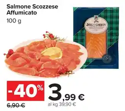 Carrefour Salmone Scozzese Affumicato offerta