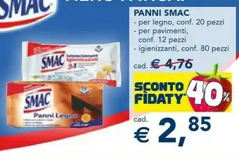 Esselunga Smac panni offerta
