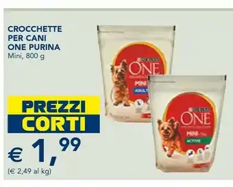 Esselunga Crocchette per cani one offerta