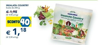 Esselunga Insalata country offerta