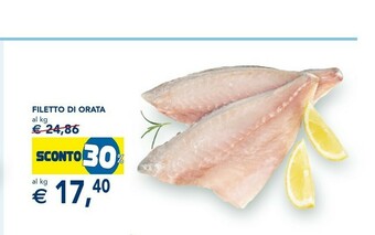 Esselunga Filetto di orata offerta
