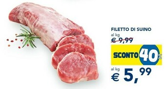 Esselunga Filetto di suino offerta
