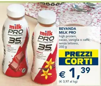 Esselunga Milk pro bevanda milk pro high protein / cacao / vaniglia / caffè / senza lattosio offerta