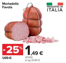 Carrefour Mortadella Favola offerta