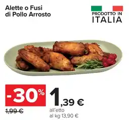 Carrefour Alette o Fusi di Pollo Arrosto offerta