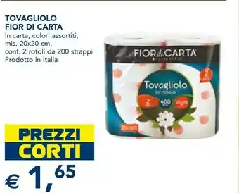 Esselunga Fior di carta tovagliolo offerta
