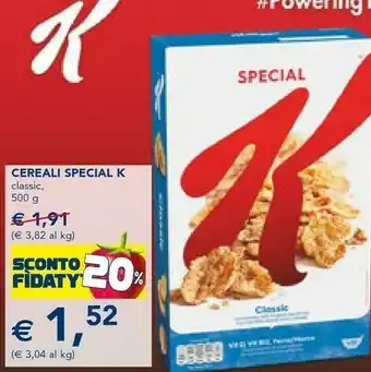 Esselunga Kellogg's - special k classic 500 g(ml) offerta