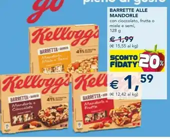 Esselunga Barrette alle mandorle e cioccolato 128 g offerta