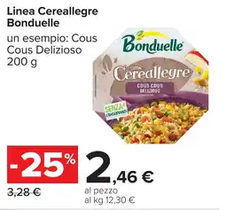 Carrefour Linea Cereallegre Bonduelle offerta