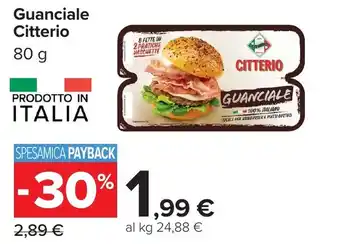 Carrefour Guanciale Citterio offerta