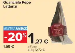 Carrefour Guanciale Pepe Lattanzi offerta
