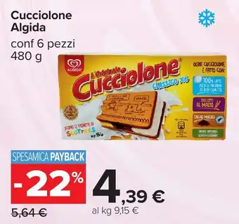Carrefour Cucciolone Algida offerta