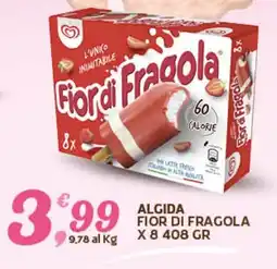 Extra Supermercati Algida fior di fragola offerta