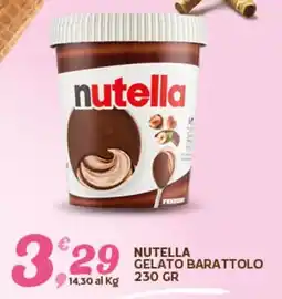 Extra Supermercati Nutella gelato barattolo offerta
