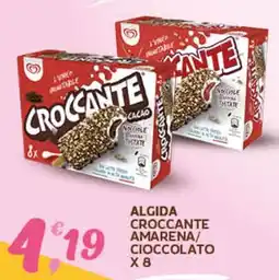 Extra Supermercati Algida croccante amarena/ cioccolato offerta