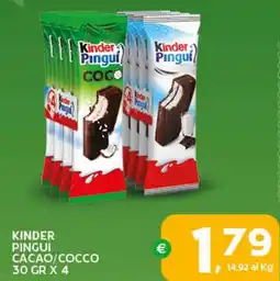 Extra Supermercati Kinder pingui cacao/cocco offerta