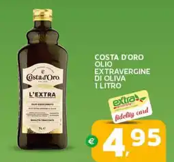 Extra Supermercati Costa d'oro olio extravergine di oliva offerta