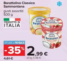 Carrefour Barattolino Classico Sammontana offerta