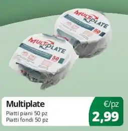 Acqua & Sapone Multiplate Piatti piani 50 pz Piatti fondi 50 pz offerta